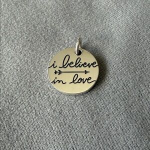 James Avery Retired I Believe in Love Charm
